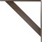 Ekena Millwork Traditional Steel Bracket, Hammered Brown 2"W x 18"D x 18"H BKTM02X18X18TRHBR - alternate 4